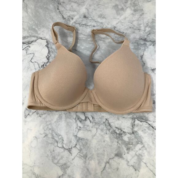 Fruit of the Loom 3 Pack Women's 34B Black White Nude Cotton T-Shirt Bra H8-10 - Picture 7 of 8